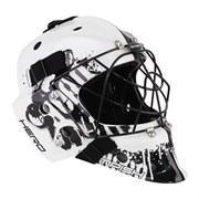 Шлем вратаря HERO PRO COLOUR бело-черный (взрослый)