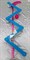 Змейка для тренировки дриблинга во флорболе синяя 1,55 м. - фото 6330