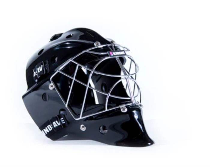 Шлем вратаря BLINDSAVE ORIGINAL чёрный (сертифицирован IFF) BMOB040
